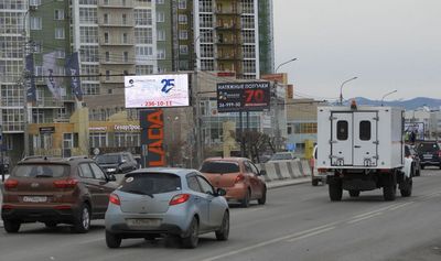 Установлен Видеоэкран 6м х 3м  на ул.П.Железняка